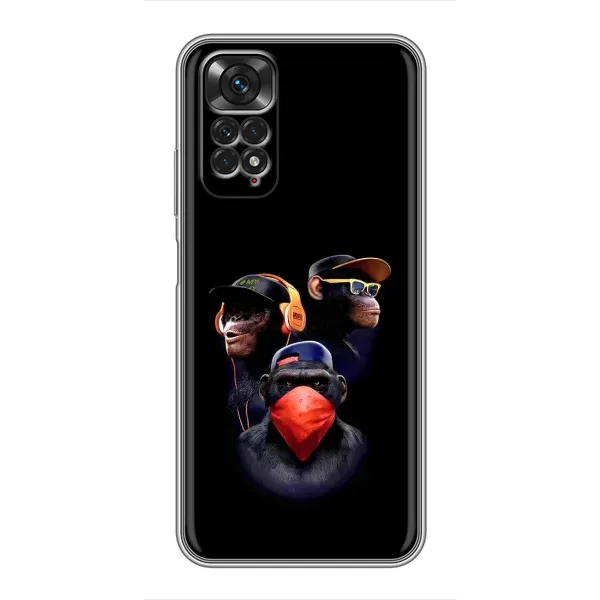 Чохол з принтом «Три мавпи» для Xiaomi Redmi Note 11 / 11s Чохол з принтом «Три мавпи» для Xiaomi Redmi Note 11 / 11s