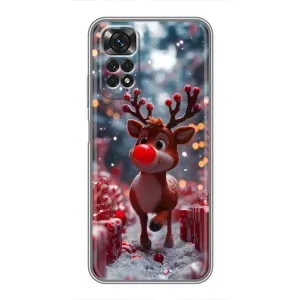 Чохол з принтом «Олень серед подарунків» для Xiaomi Redmi Note 11 / 11s
