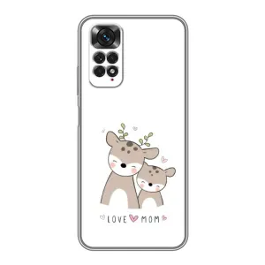 Чохли для мами на Xiaomi Redmi Note 11 / 11s (Оленята мама і малюк)