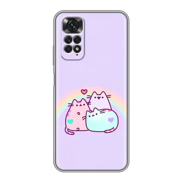 Чохол з принтом «Радужний котик» для Xiaomi Redmi Note 11 / 11s Чохол з принтом «Радужний котик» для Xiaomi Redmi Note 11 / 11s