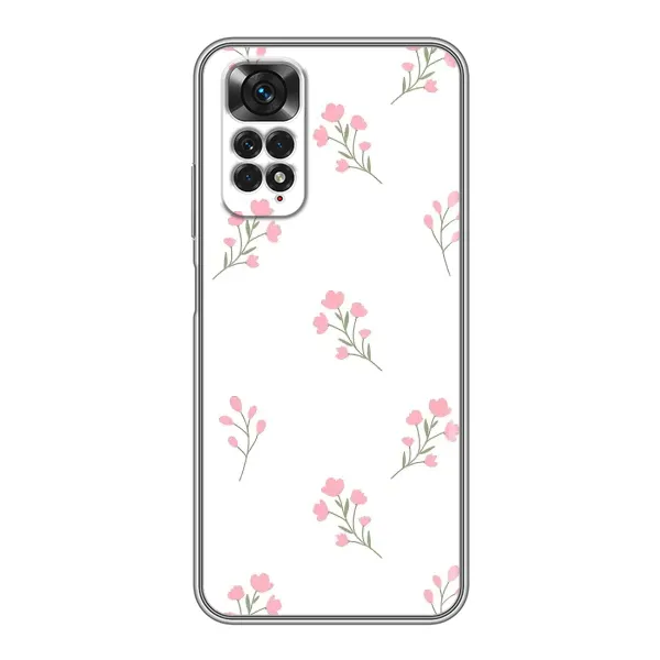 Чехол с принтом «Розовые цветы» для Xiaomi Redmi Note 11 / 11s Чехол с принтом «Розовые цветы» для Xiaomi Redmi Note 11 / 11s