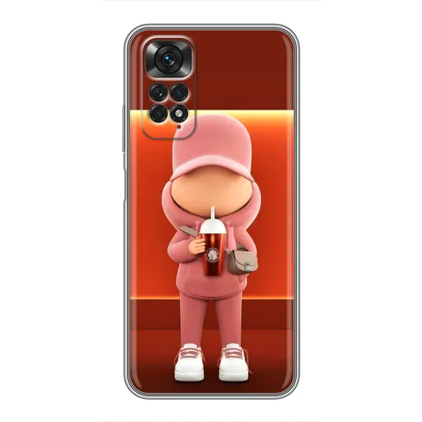 Чохол з принтом «З Кавою» для Xiaomi Redmi Note 11 / 11s