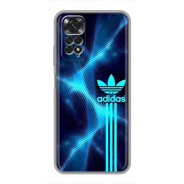 Чехол с принтом «Синий Адидас» для Xiaomi Redmi Note 11 / 11s
