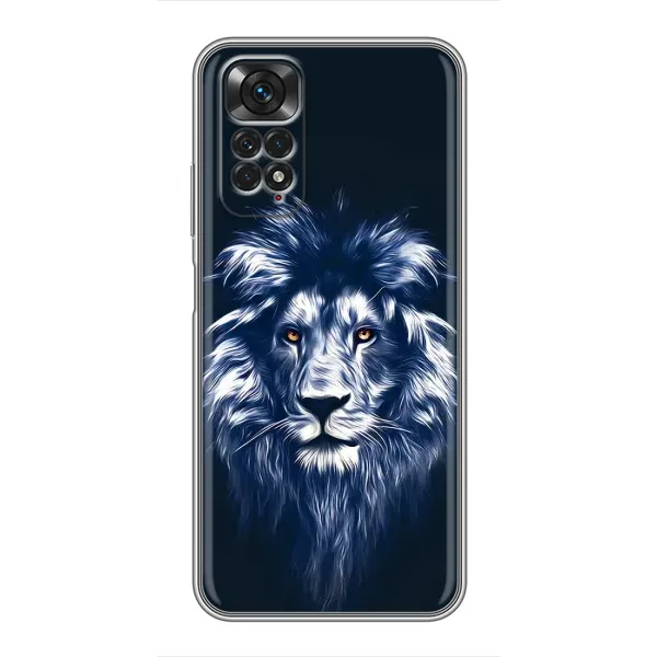 Чехол с принтом «Синий Лев» для Xiaomi Redmi Note 11 / 11s Чехол с принтом «Синий Лев» для Xiaomi Redmi Note 11 / 11s