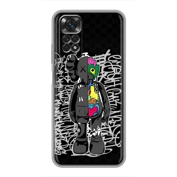 Чохол з принтом «Стиль Bearbrick» для Xiaomi Redmi Note 11 / 11s