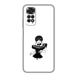 Чехлы Венсдей на Xiaomi Redmi Note 11 / 11s Уэнсдей (AlphaPrint) (танец Уэнздей)