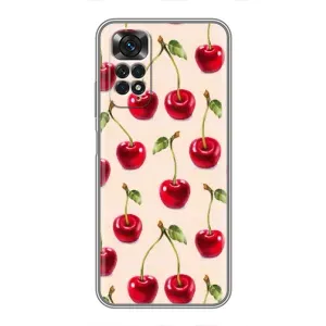 Чохли з фруктами для Xiaomi Redmi Note 11 / 11s (VPrint) (Черешня)