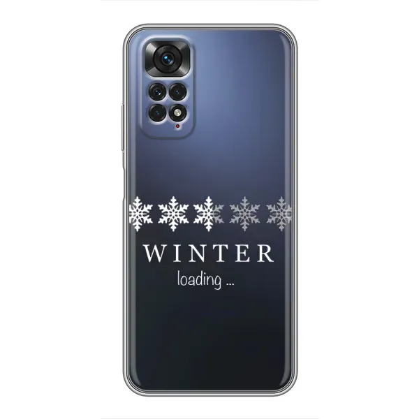 Чохол з принтом «Winter loading» для Xiaomi Redmi Note 11 / 11s Чохол з принтом «Winter loading» для Xiaomi Redmi Note 11 / 11s