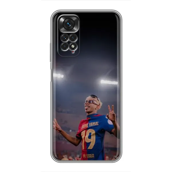 Чехол с принтом «Ямаль на стадионе» для Xiaomi Redmi Note 11 / 11s