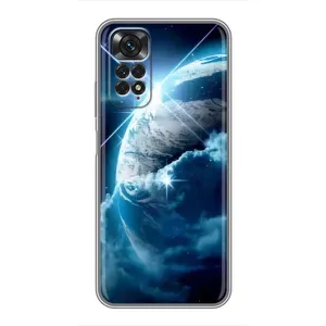 Космические Чехлы для Сяоми Редми Ноут 11 / 11s (VPrint) (Земля с космоса)