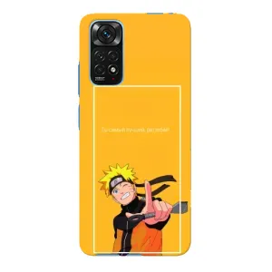 Анимешный чехол для Xiaomi Redmi Note 11E Pro (Аниме Наруто)