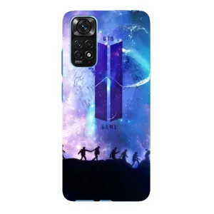 Чехлы BTS для Xiaomi Redmi Note 11E Pro (AlphaPrint) (Army BTS)