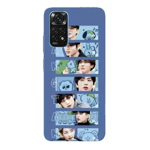 Чехлы BTS для Xiaomi Redmi Note 11E Pro (AlphaPrint) (Bangtan)