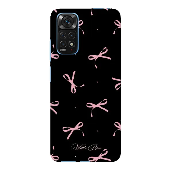 Чехол с принтом «Банты на черном» для Xiaomi Redmi Note 11E Pro Чехол с принтом «Банты на черном» для Xiaomi Redmi Note 11E Pro