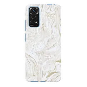 Мраморный чехол на Xiaomi Redmi Note 11E Pro (VPrint) (Белый мрамор)