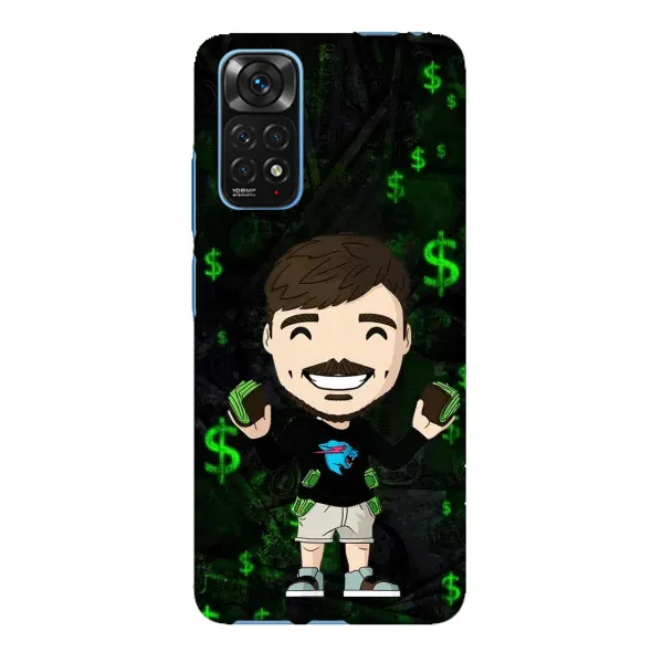 Чехол с принтом «Блогер Beast» для Xiaomi Redmi Note 11E Pro