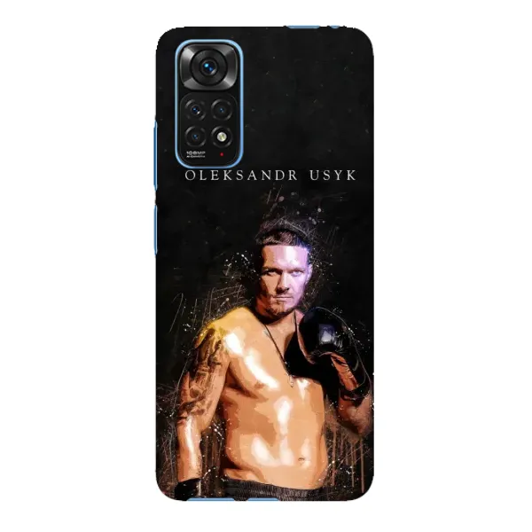 Чехол с принтом «Боксер Александр Усик» для Xiaomi Redmi Note 11E Pro Чехол с принтом «Боксер Александр Усик» для Xiaomi Redmi Note 11E Pro
