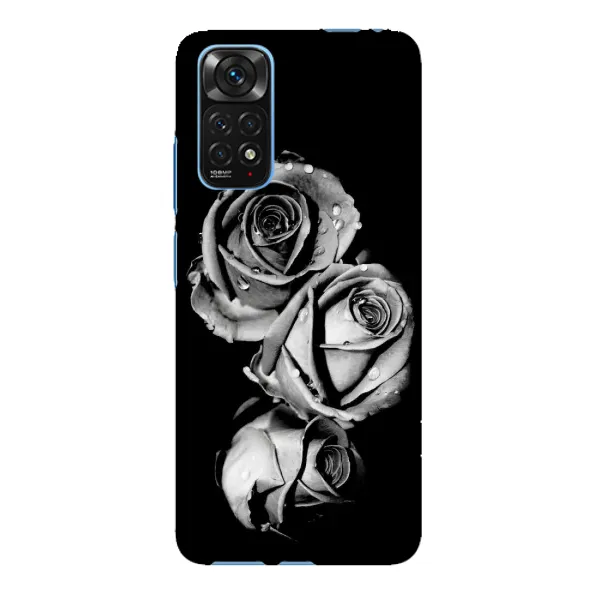 Чехол с принтом «Черная роза» для Xiaomi Redmi Note 11E Pro