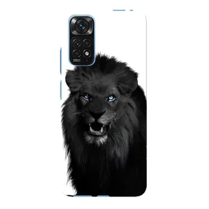 Чехлы с картинками животных Xiaomi Redmi Note 11E Pro (Черный ЛЕВ)