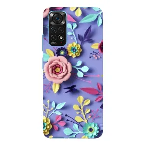 Чохли з квітами для Xiaomi Redmi Note 11E Pro (VPrint) (Дизайн квітів)