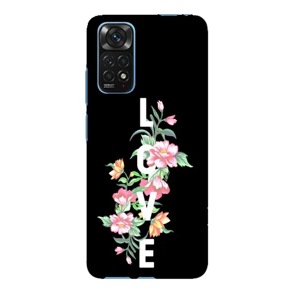 Чехол с принтом «Цветы LOVE» для Xiaomi Redmi Note 11E Pro Чехол с принтом «Цветы LOVE» для Xiaomi Redmi Note 11E Pro
