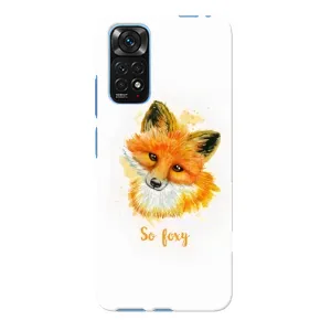 Чехлы с картинкой Лисички для Xiaomi Redmi Note 11E Pro (VPrint) (Девочка Лиса)