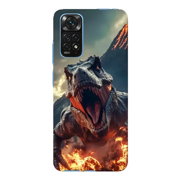 Чехол с принтом «Огненный динозавр» для Xiaomi Redmi Note 11E Pro Чехол с принтом «Огненный динозавр» для Xiaomi Redmi Note 11E Pro