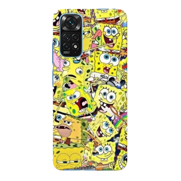 Чехол с принтом «Эмоции Спанч Боба» для Xiaomi Redmi Note 11E Pro Чехол с принтом «Эмоции Спанч Боба» для Xiaomi Redmi Note 11E Pro