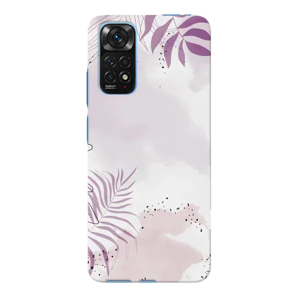Чехол с принтом «Фиолетовые листья» для Xiaomi Redmi Note 11E Pro