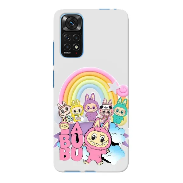Чохол з принтом «Фон Лабубу» для Xiaomi Redmi Note 11E Pro
