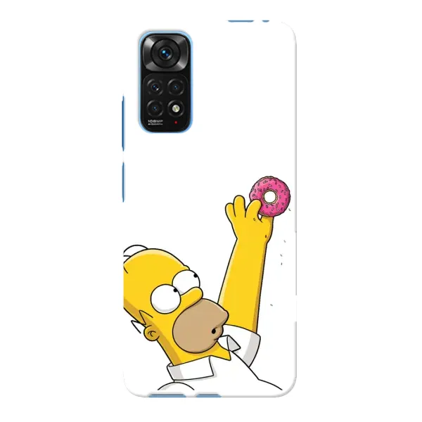 Чохол з принтом «Гомер з пончиком» для Xiaomi Redmi Note 11E Pro