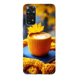 Чехол с принтом «Кофе на желтом пледе» для Xiaomi Redmi Note 11E Pro
