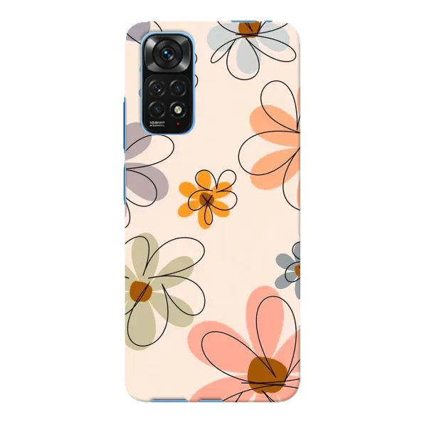 Чехол с принтом «Разноцветные цветы» для Xiaomi Redmi Note 11E Pro