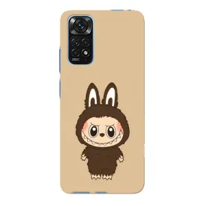 Чохол з Лабубу на Xiaomi Redmi Note 11E Pro (Bored Ape в червоному)