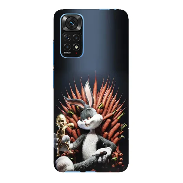 Чехол с принтом «Король Кролик» для Xiaomi Redmi Note 11E Pro Чехол с принтом «Король Кролик» для Xiaomi Redmi Note 11E Pro