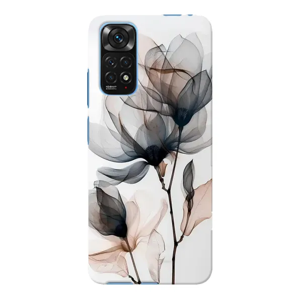 Чехол с принтом «Цветы на белом» для Xiaomi Redmi Note 11E Pro