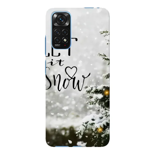 Чехол с принтом «Let it snow» для Xiaomi Redmi Note 11E Pro