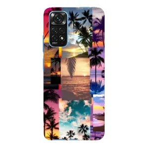 Силиконовый чехол с КАРТИНКАМИ лето для Xiaomi Redmi Note 11E Pro (AlphaPrint) (Летний отпуск)