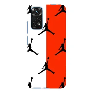 Чехлы для Xiaomi Redmi Note 11E Pro - с картинкой JORDAN (AlphaPrint) (Лого Джордан)