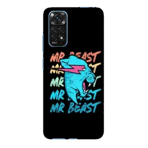 Чехлы Мистер Бист для Редми Нот 11Е Про (logo Mr beast)