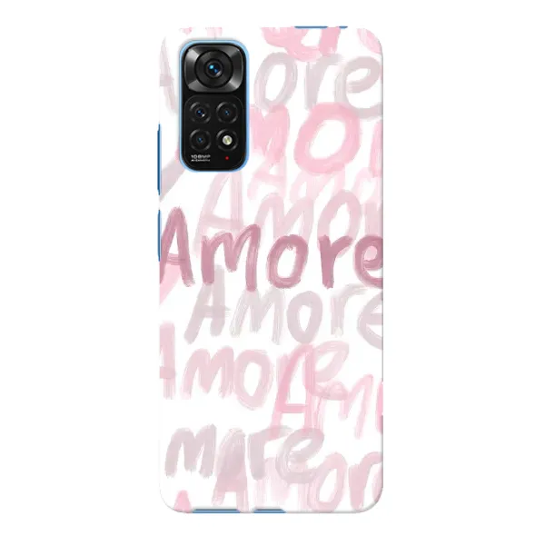Чехол с принтом «Аморе любовь» для Xiaomi Redmi Note 11E Pro Чехол с принтом «Аморе любовь» для Xiaomi Redmi Note 11E Pro