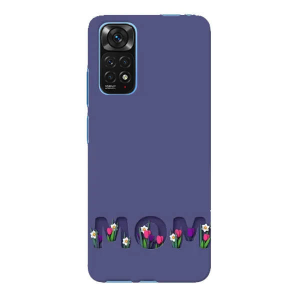 Чохол з принтом «Мама в квітах» для Xiaomi Redmi Note 11E Pro