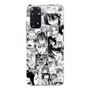 Анимешный чехол для Xiaomi Redmi Note 11E Pro (Ahegao manga)