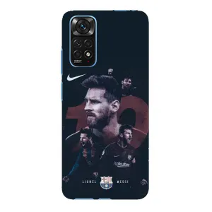 Чехлы Месси для Xiaomi Redmi Note 11E Pro (AlphaPrint) (Месси 10)