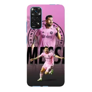 Чехлы для Редми Нот 11Е Про - Лео Месси Маями (Messi Miami)