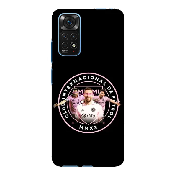 Чехол с принтом «Месси в лого» для Xiaomi Redmi Note 11E Pro Чехол с принтом «Месси в лого» для Xiaomi Redmi Note 11E Pro