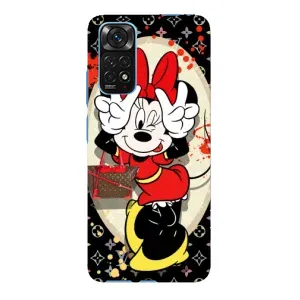 Чехол Disney Mouse Xiaomi Redmi Note 11E Pro (PREMIUMPrint) (Минни peace)