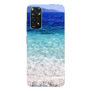 Силиконовый чехол с КАРТИНКАМИ лето для Xiaomi Redmi Note 11E Pro (AlphaPrint) (Море)