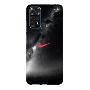Чехол для Xiaomi Redmi Note 11E Pro - с принтом Найк (AlphaPrint) (Найк красный)