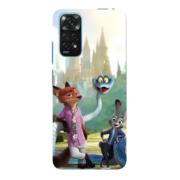 Чохол з принтом «Герої мультфільму Зоотрополіс» для Xiaomi Redmi Note 11E Pro